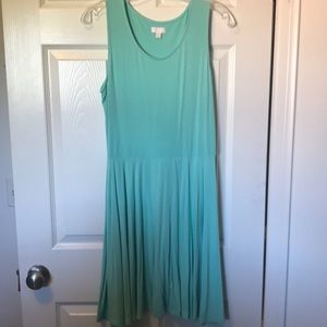 Charming Charlie’s teal stretchy dress